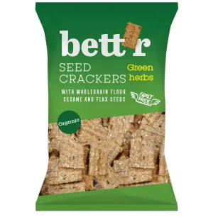 Crackers integrali cu ierburi eco, 150g, Bettr