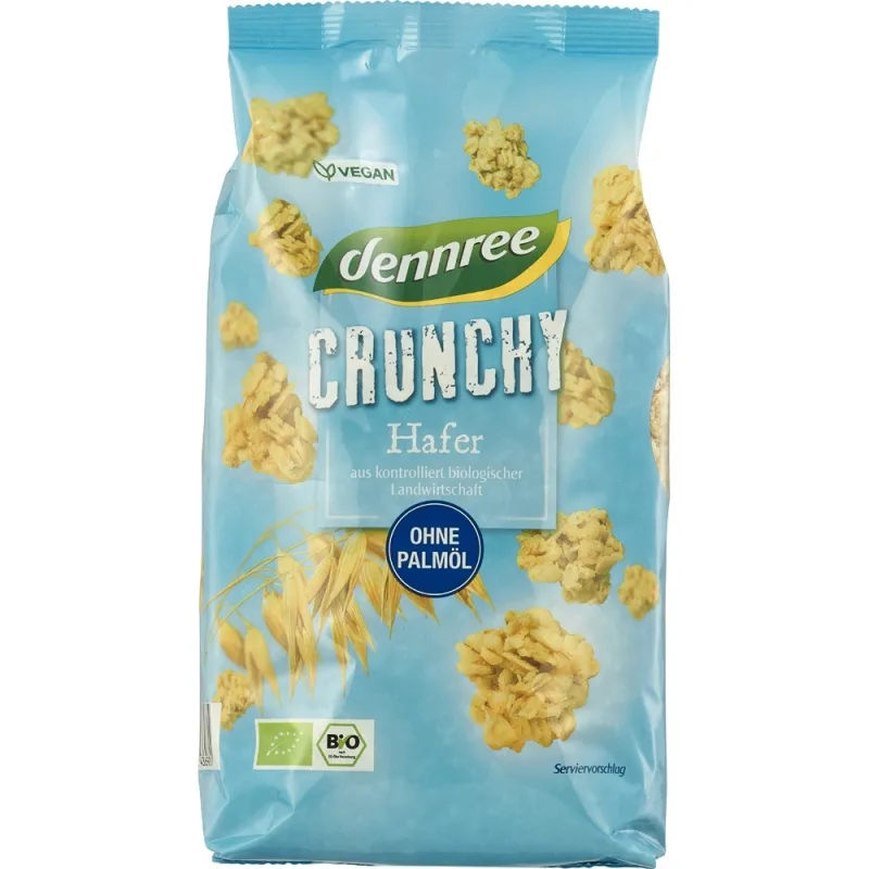 Cereale crunchy cu ovaz Bio, 750g, Denree DENNREE GMBH — preț și oferte