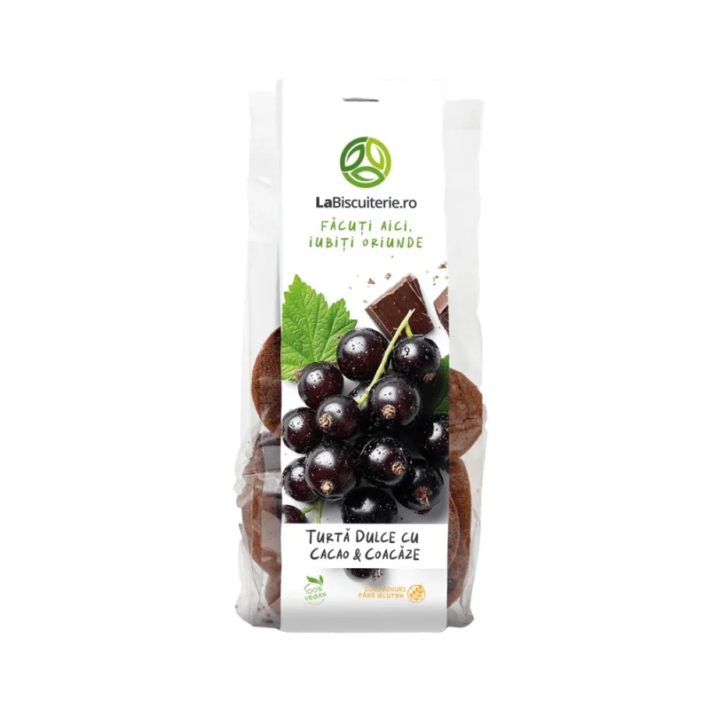 Turta dulce cu cacao si coacaze, 120g, LaBiscuiterie — preț și oferte