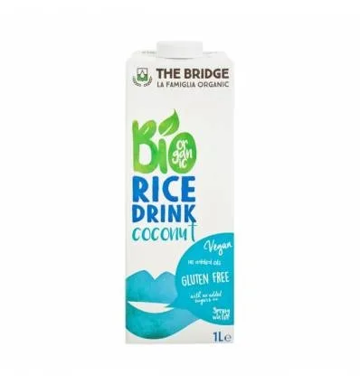 Lapte vegetal bio de orez cu cocos, 1l, The Bridge — preț și oferte