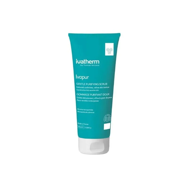 Exfoliant purifiant delicat Ivapur, 100 ml, Ivatherm — preț și oferte