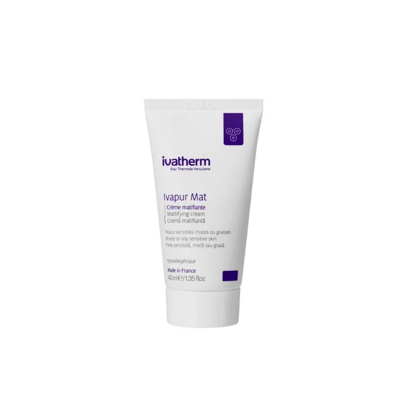 Crema matifianta Ivapur Mat, 40ml, Ivatherm — preț și oferte