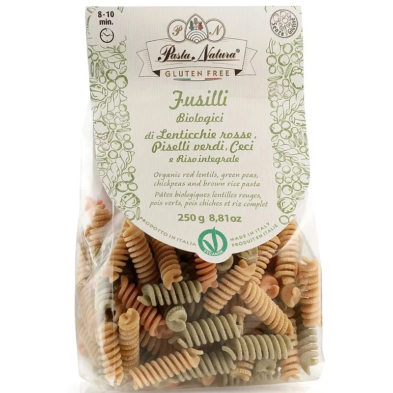 Fusilli tricolore Bio, 250g, Pasta Natura — preț și oferte