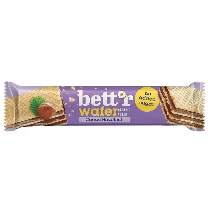 Napolitana cu crema de alune de padure si cacao cu eritritol Bio, 30g, Bettr — preț și oferte