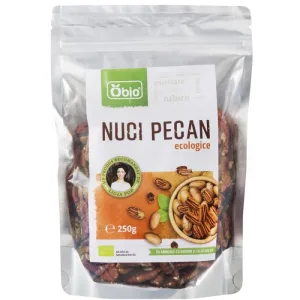 Nuci pecan raw eco, 250 g, Obio