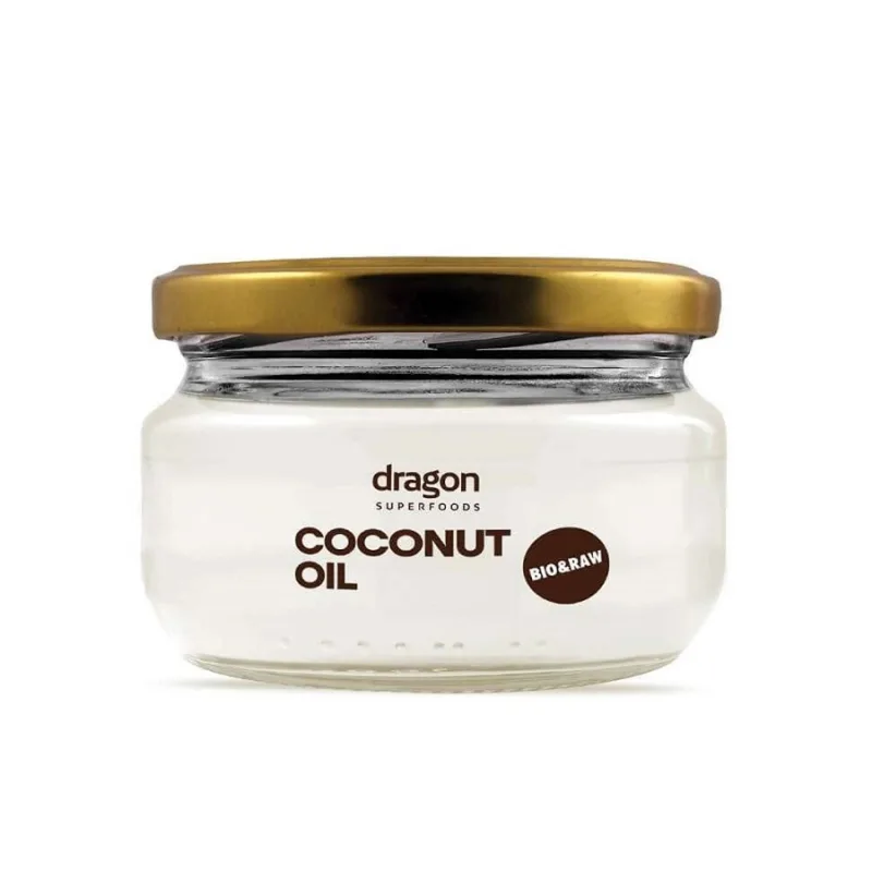 Ulei de cocos virgin bio, 100ml, DragonSuperfoods — preț și oferte