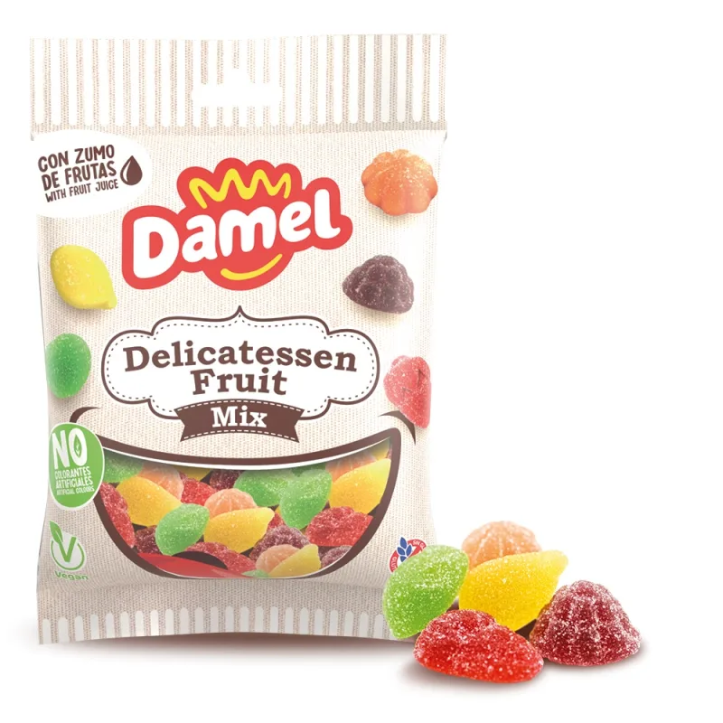 Jeleuri gumate cu suc de fructe Delicatese, 80g, Damel — preț și oferte