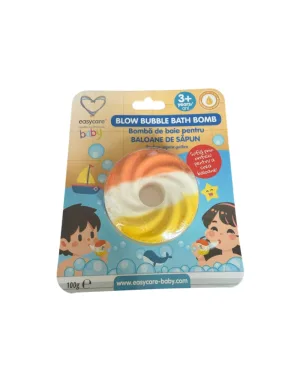 Bombe de baie cu efect baloane sapun Disc cu parfum de pepene galben, EASY00302, Easycare Baby