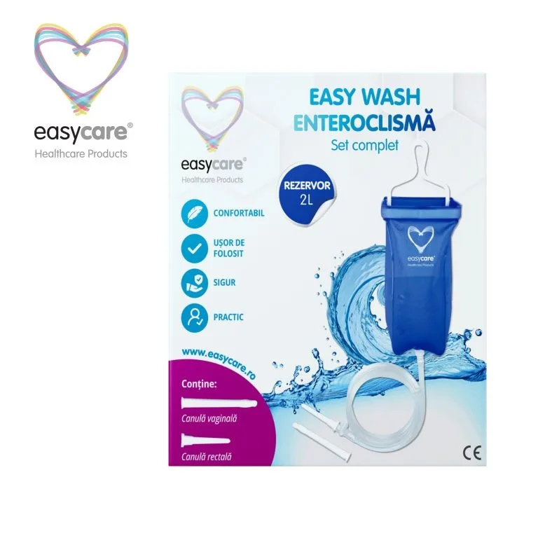 Set enteroclisma EASY WASH pentru irigare intestinala si vaginala cu accesorii 2L, EASY00312, EasyCare EASYCARE HEALTHCARE PRODUCTS — preț și oferte