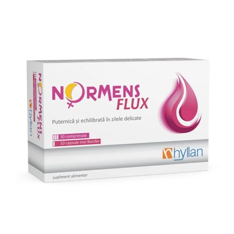 Normens Flux, 30 comprimate + 10 capsule gel moi HYLLAN PHARMA — preț și oferte