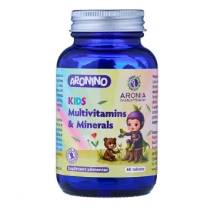 AroninoKids Multivitamine si minerale, 60 comprimate masticabile, Aronia Charlottenburg