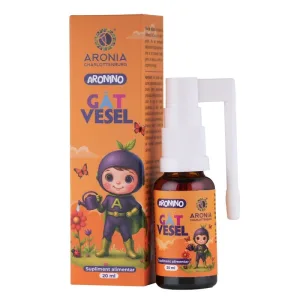 Aronino Gat Vesel Spray copii, 20ml, Aronia Charlottenburg
