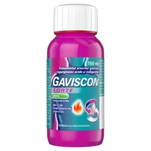 Gaviscon Forte Mentol suspensie orala, 150ml, Reckitt Benckiser