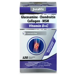 Glucosamine + Collagen MSM + Vitamina D+C, 120 comprimate, JutaVit