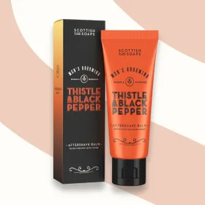 Balsam dupa ras Thistle&Black Pepper, 75ml, Scottish Fine Soaps