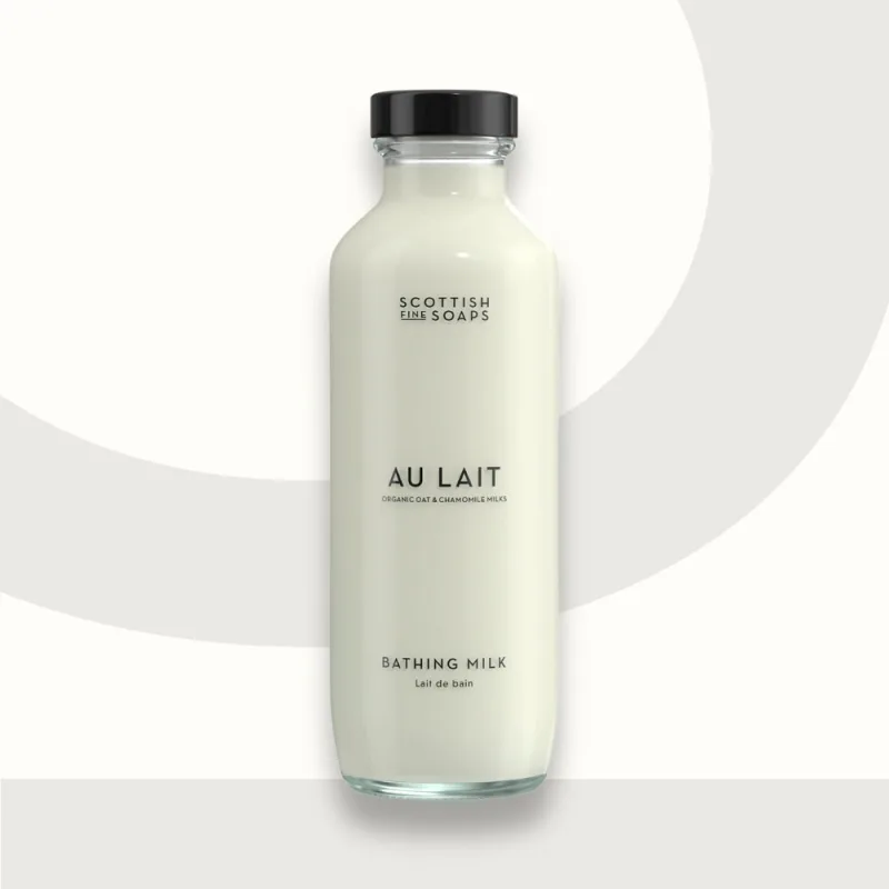 Lapte baie cu ovaz si musetel Au Lait, 440ml, Scottish Fine Soaps — preț și oferte