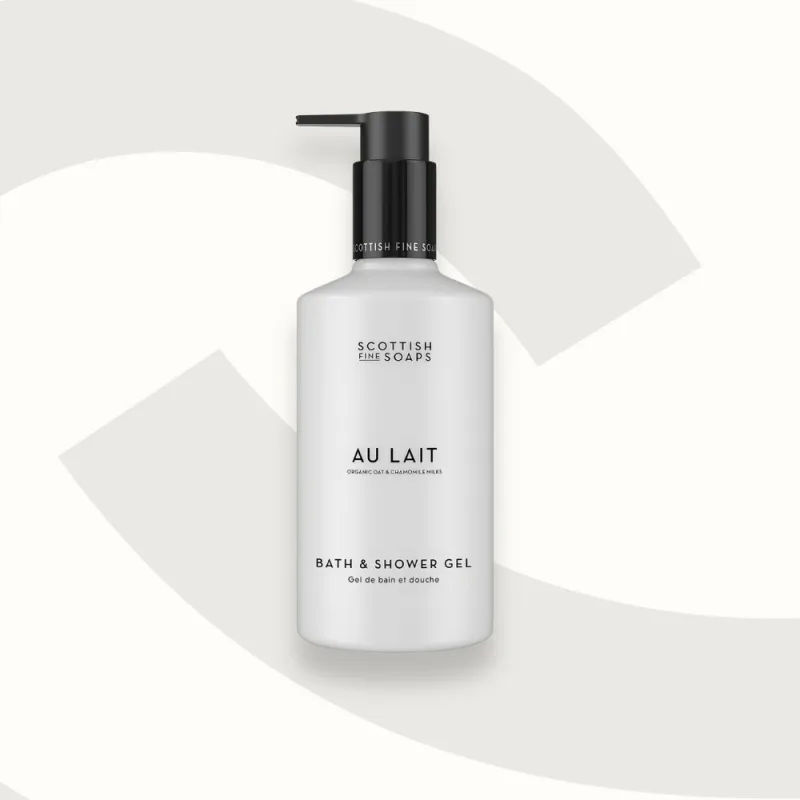 Gel dus cu lapte de ovaz si musetel Au Lait, 300ml, Scottish Fine Soaps — preț și oferte