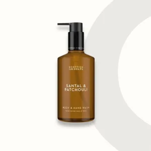 Sapun lichid maini si corp, Santal & Patchouli, 300ml, Scottish Fine Soaps