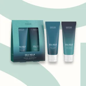 Set Gel dus cu iarba de mare si alge marine 75ml + Crema corp 75ml Sea Kelp, Scottish Fine Soaps