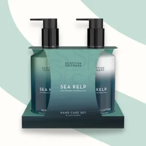 Set Lotiune maini si corp 300ml + Sapun lichid maini 300ml Sea Kelp, Scottish Fine Soaps