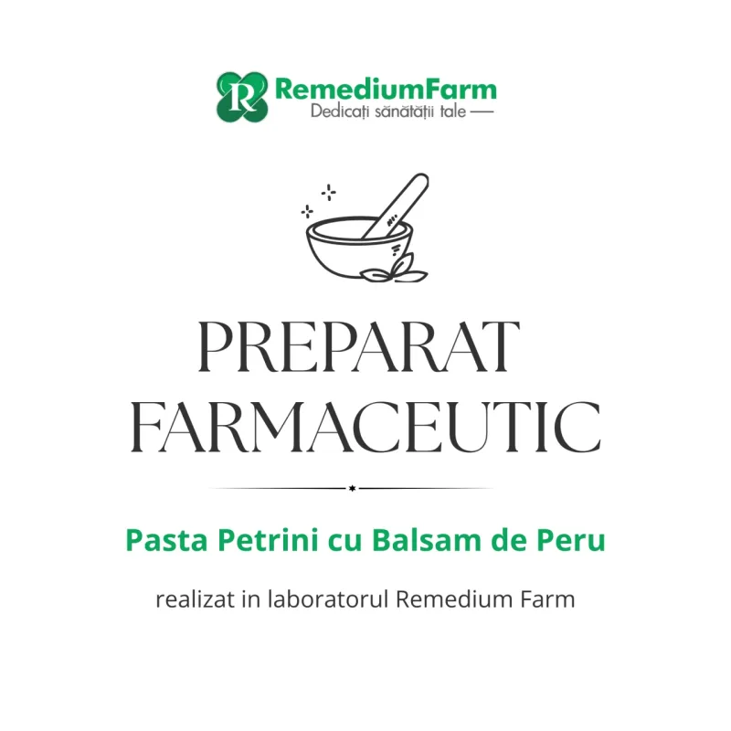Pasta Petrini cu Balsam de Peru, 100g Remedium Farm — preț și oferte