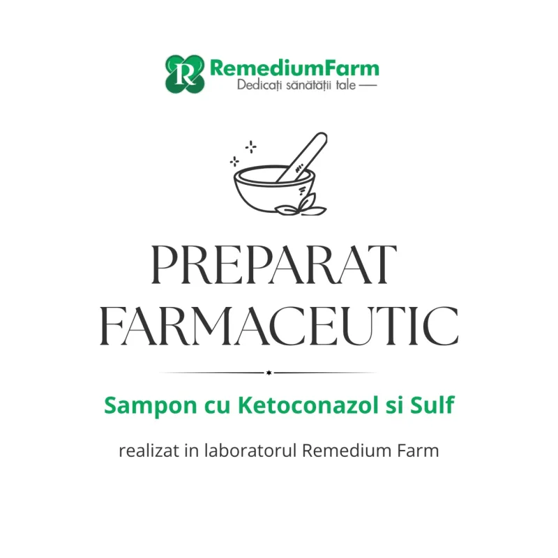 Sampon cu Ketoconazol si Sulf, 100g Remedium Farm — preț și oferte