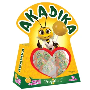 Akadika Propolis C portocala 10 bomboane, Fiterman