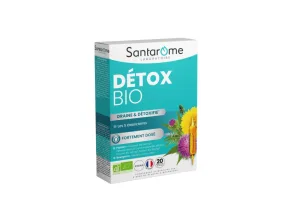 Detox Bio, 20 fiole buvabile, Santarome