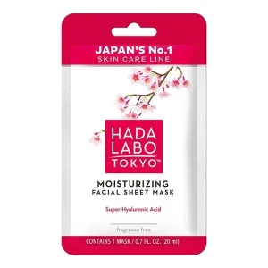 Masca faciala hidratanta servetel cu super hyaluronic acid, 20ml, Hada Labo Tokyo