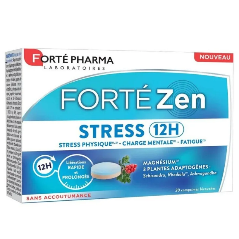 Forte Zen Stress 12h, 20 comprimate, Forte Pharma FORTE PHARMA LABORATOIRES — preț și oferte