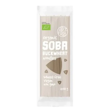 Paste taitei Soba din hrisca bio, 250g, Diet Food — preț și oferte