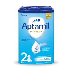Lapte de continuare 6-12 luni NUTRI-BIOTIK 2, 800g, Aptamil