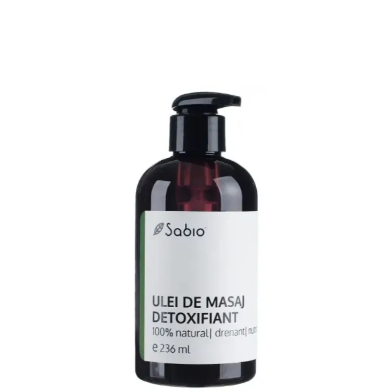 Ulei de masaj detoxifiant, 236ml, Sabio — preț și oferte