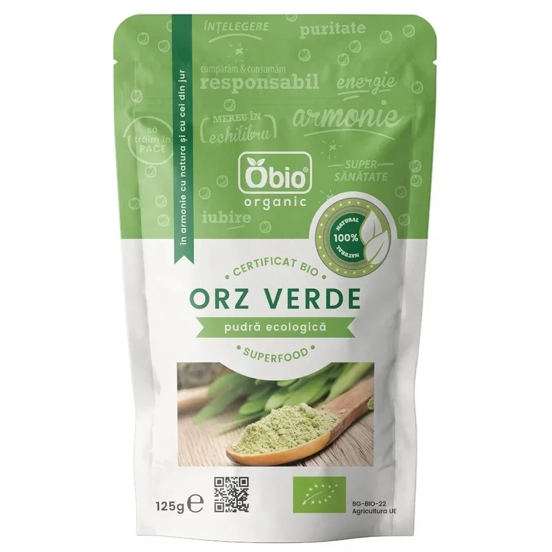 Orz Verde Pulbere Ecologica/Bio 125g OBio — preț și oferte