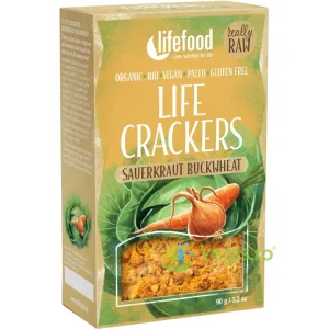 Crackers cu Varza Murata Raw fara Gluten Ecologici/Bio 90g