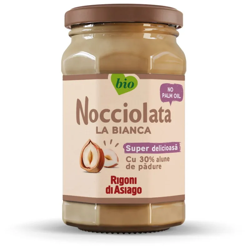 Nocciolata Crema Bio de Alune  Alba  250g Rigoni di Asiago — preț și oferte