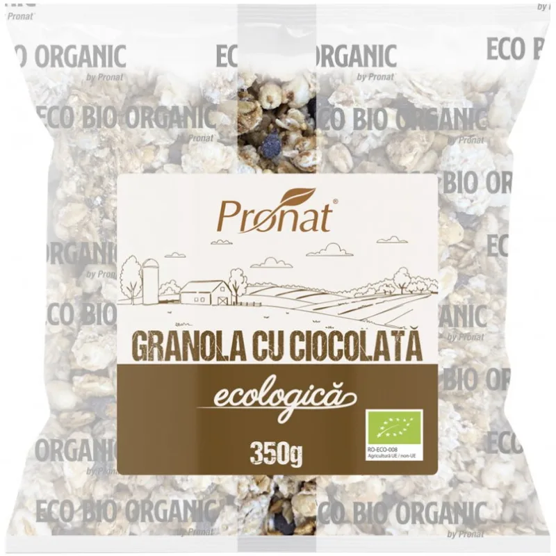 Granola cu Ciocolata Ecologica/Bio 350g PRONAT — preț și oferte