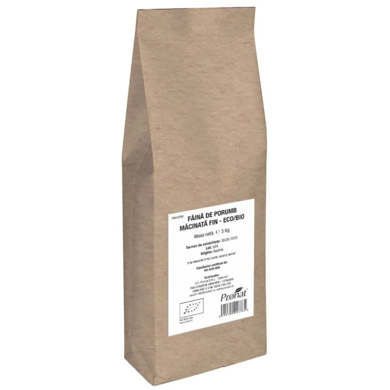 Faina de Porumb Macinata Fin Ecologica/Bio 5kg PRONAT — preț și oferte