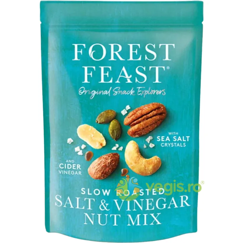 Mix de Nuci cu Sare de Mare si Otet de Mere 120g FOREST FEAST — preț și oferte