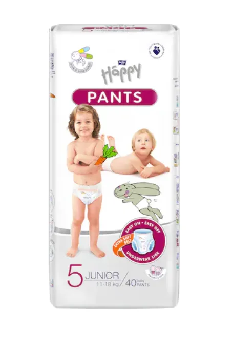 Scutece-chilotel Happy Pant Junior 11-18kg, 40 bucati, Bella Baby — preț și oferte