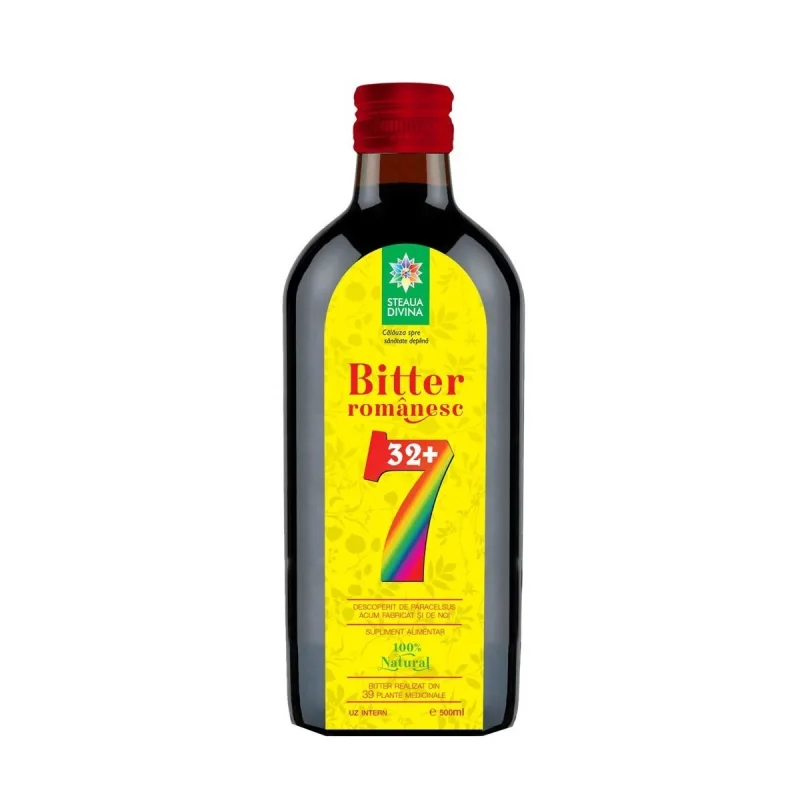 Bitter romanesc 32+7, 500ml, Steaua Divina — preț și oferte