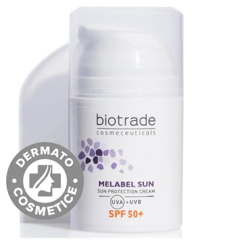 Crema de fata protectie solara SPF 50+ Melabel Sun, 50ml, Biotrade — preț și oferte