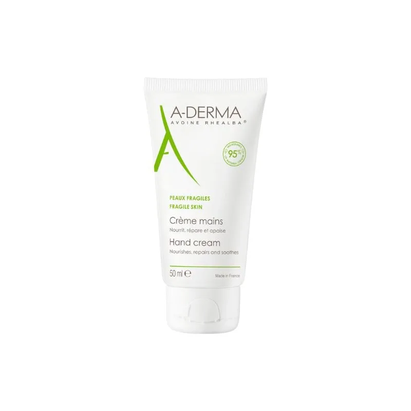 Crema hidratanta pentru maini si unghii, 50ml, A-Derma — preț și oferte
