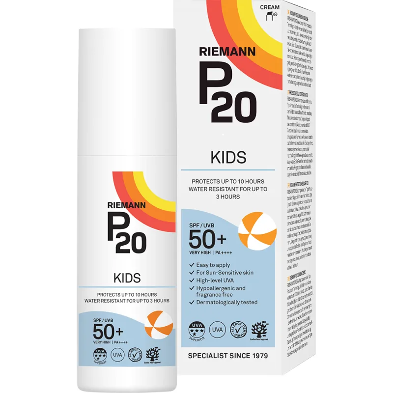 Crema de fata si corp pentru copii cu factor de protectie SPF 50+ P20 Kids, 100ml, Riemann — preț și oferte