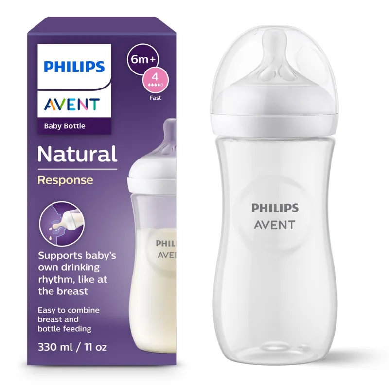 Biberon pentru +6 luni Natural Response SCY906/01, 330ml, Philips Avent — preț și oferte