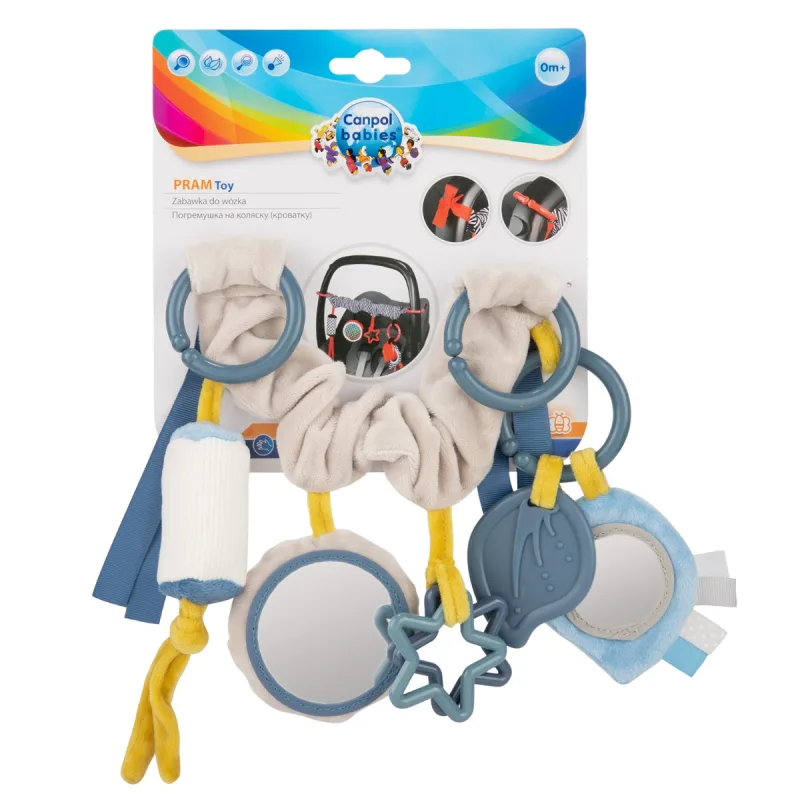 Jucarie pentru patut sau carucior Pastel Friends, 1 bucata, Canpol babies — preț și oferte