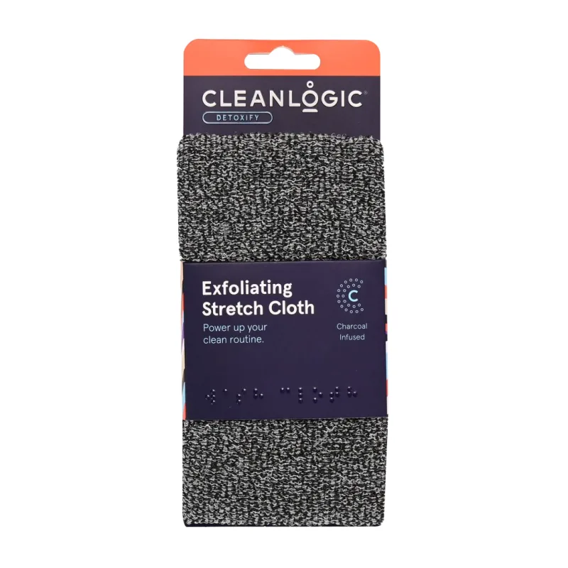 Prosop exfoliant elastic pentru corp Detoxify, 1 bucata, Cleanlogic — preț și oferte