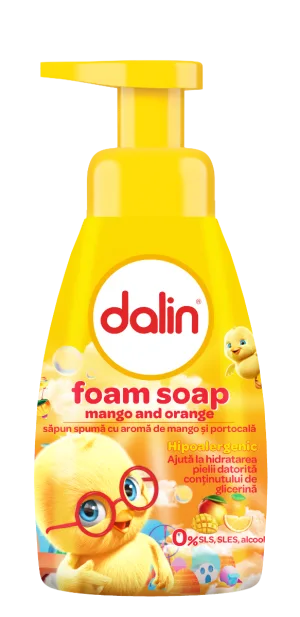 Sapun spuma cu mango, 200ml, Dalin