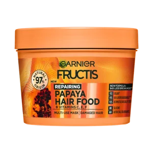Masca reparatoare pentru parul deteriorat Hair Food Papaya, 390ml, Fructis