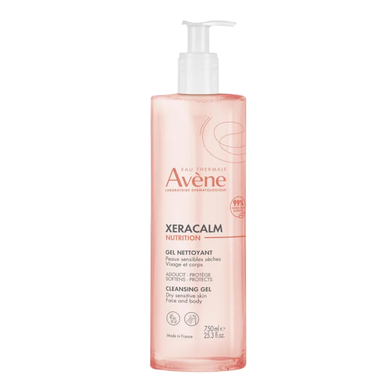 Gel de curatare delicat Xeracalm Nutrition, 750 ml, Avene — preț și oferte